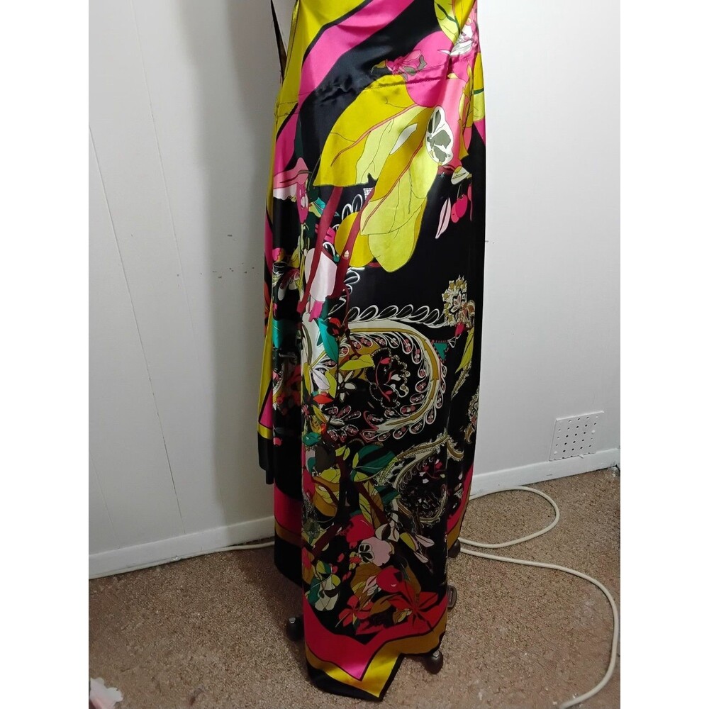 123 Coachella Paisley Festival Y2K Fairy Strapless Handkerchief Hem Dress One Si - Picture 2 of 8